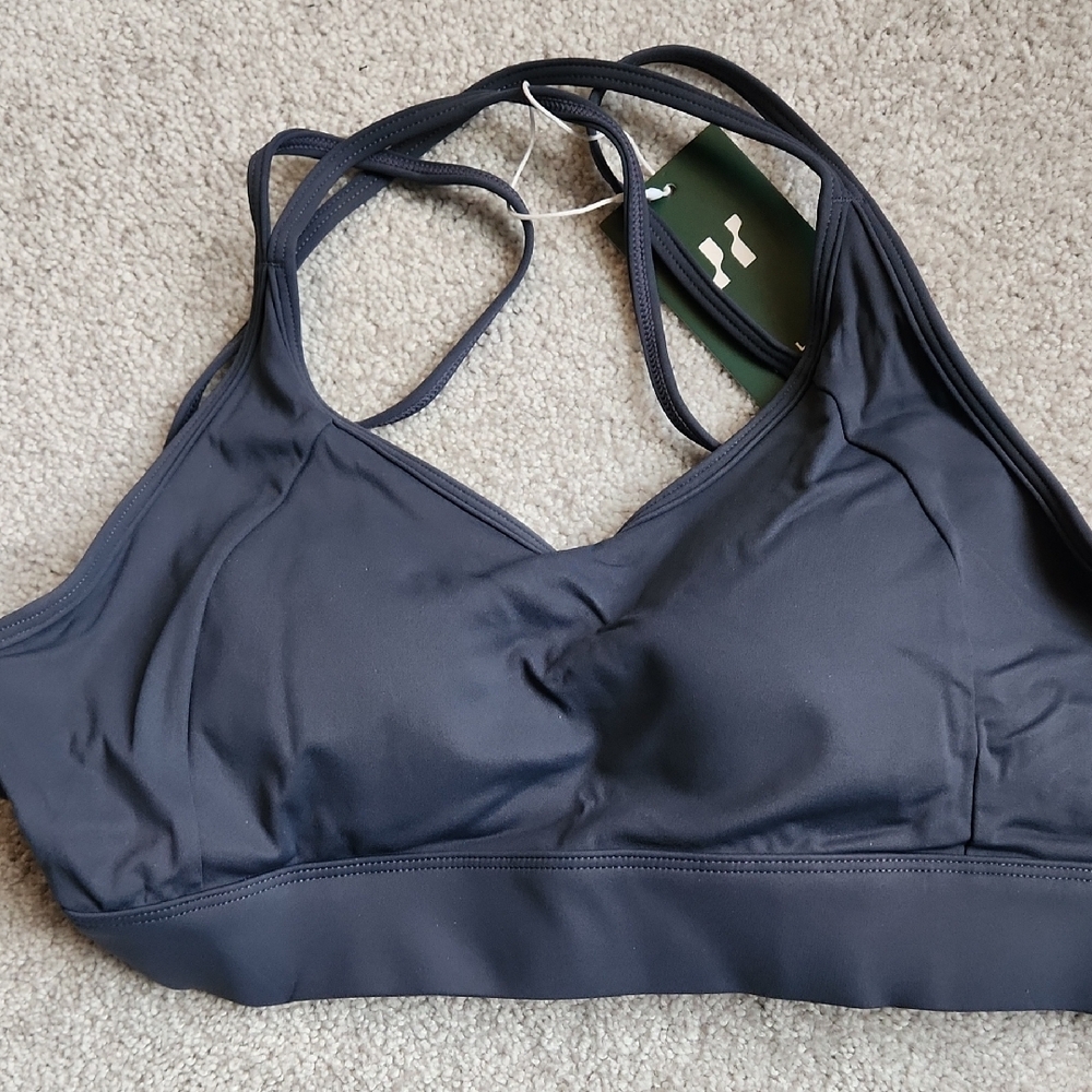 HALARA Gray Sports Bra Seamless Medium Support